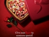 Boston Pizza Valentine\'s Day Heart Shape Pizza